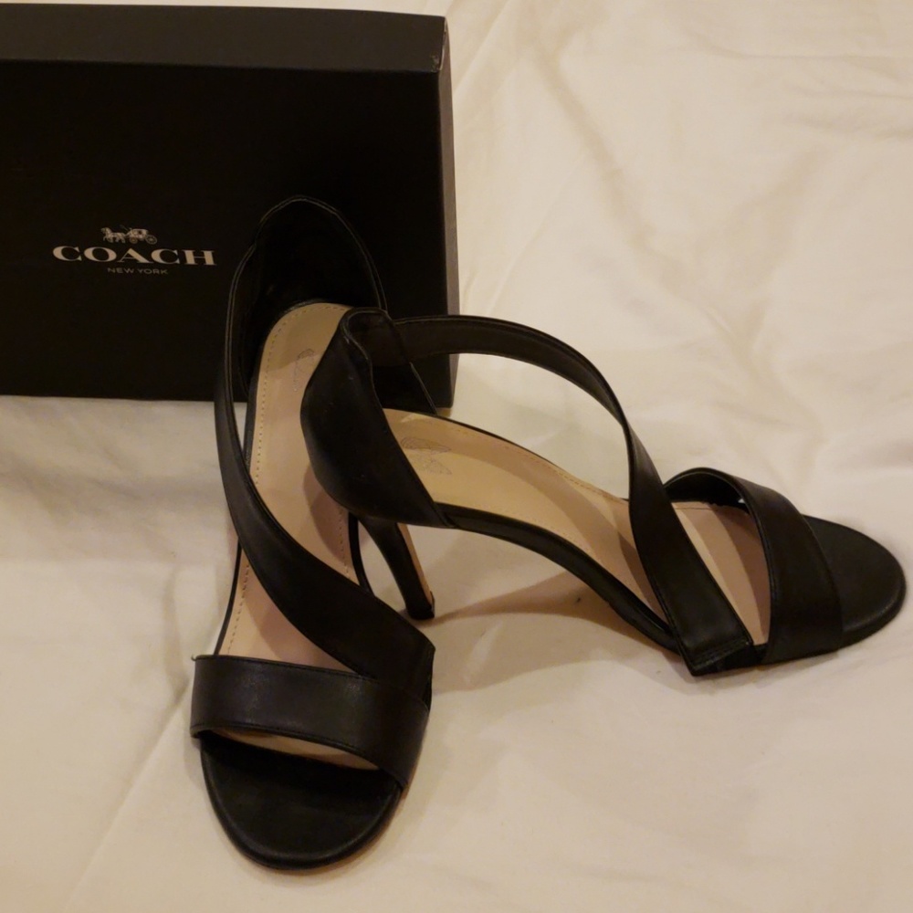 Coach Black Heels